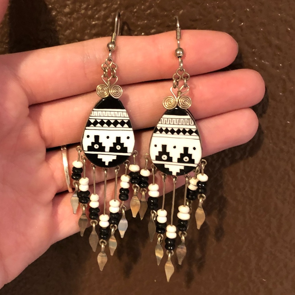 Handmade statement earrings